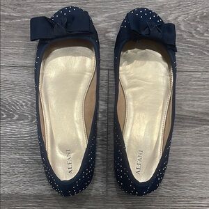 Alfani Navy Blue Women's Flats with Bow